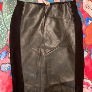 Bailey 44 faux leather bodycon pencil skirt